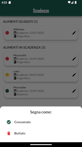 Schermata App
