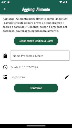 Schermata App